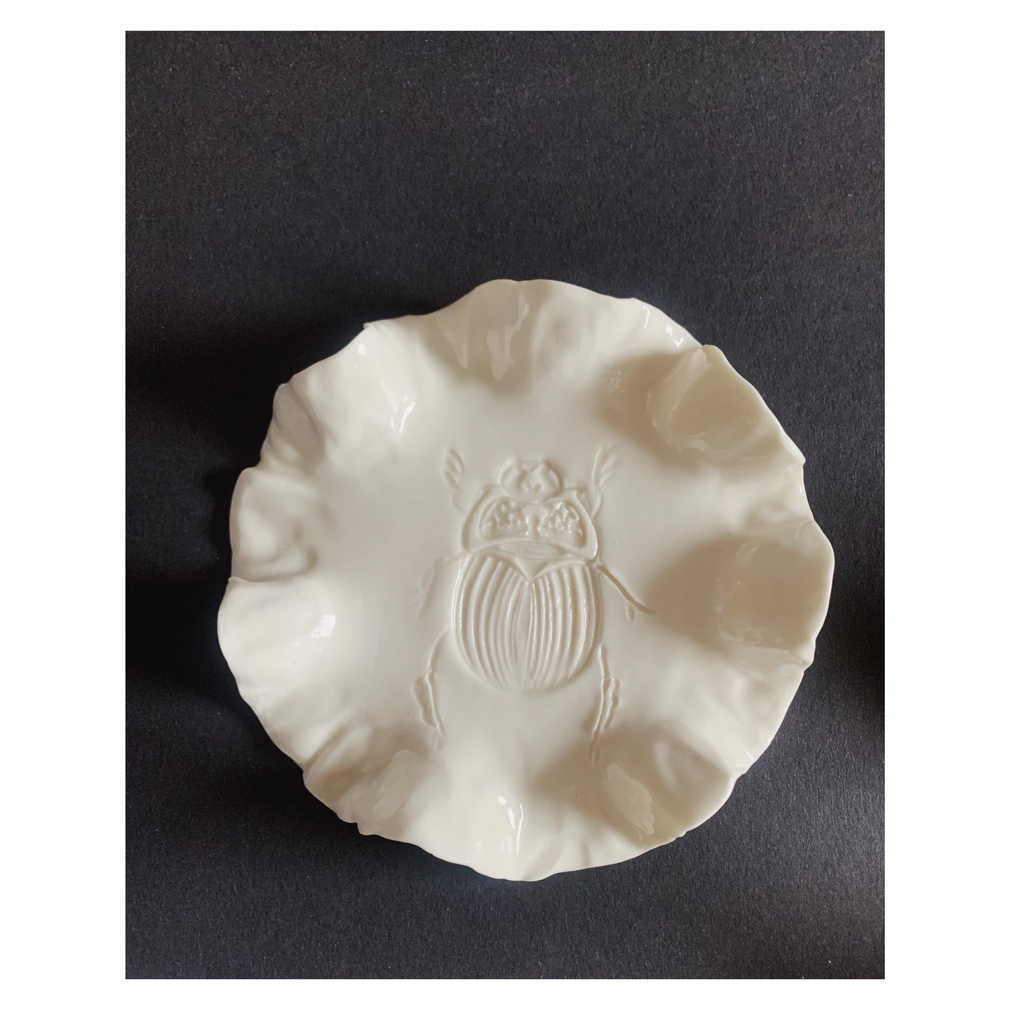 The Scarab Blossom Plate - Gabriele Frantzen X CLC