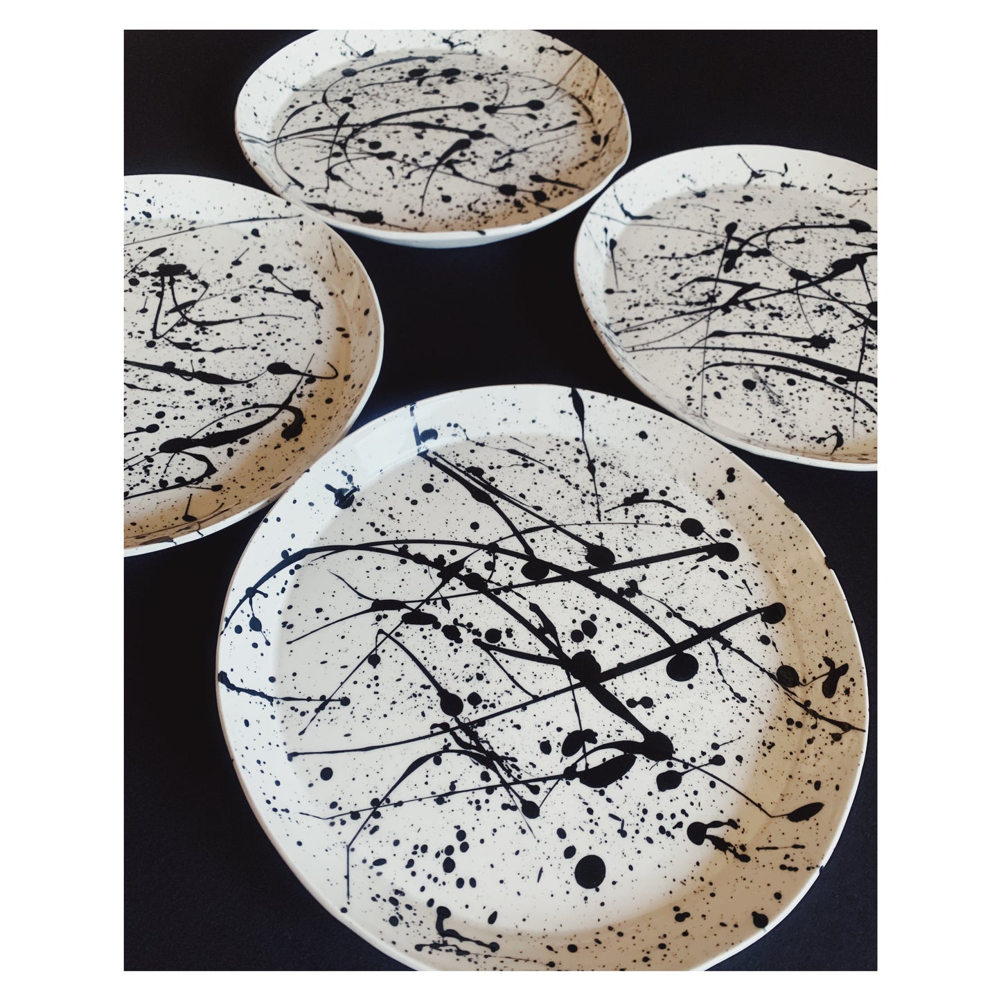 Pollock Plate - Speiseteller 4er Set
