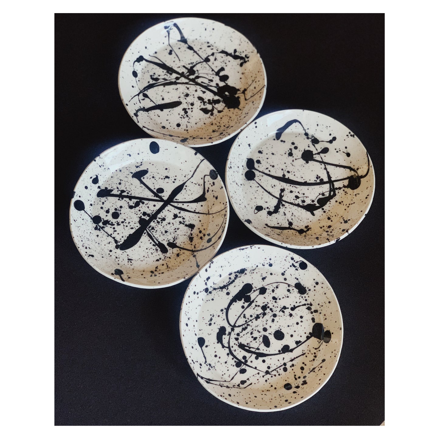Pollock Plate - Beilagenteller 4er Set