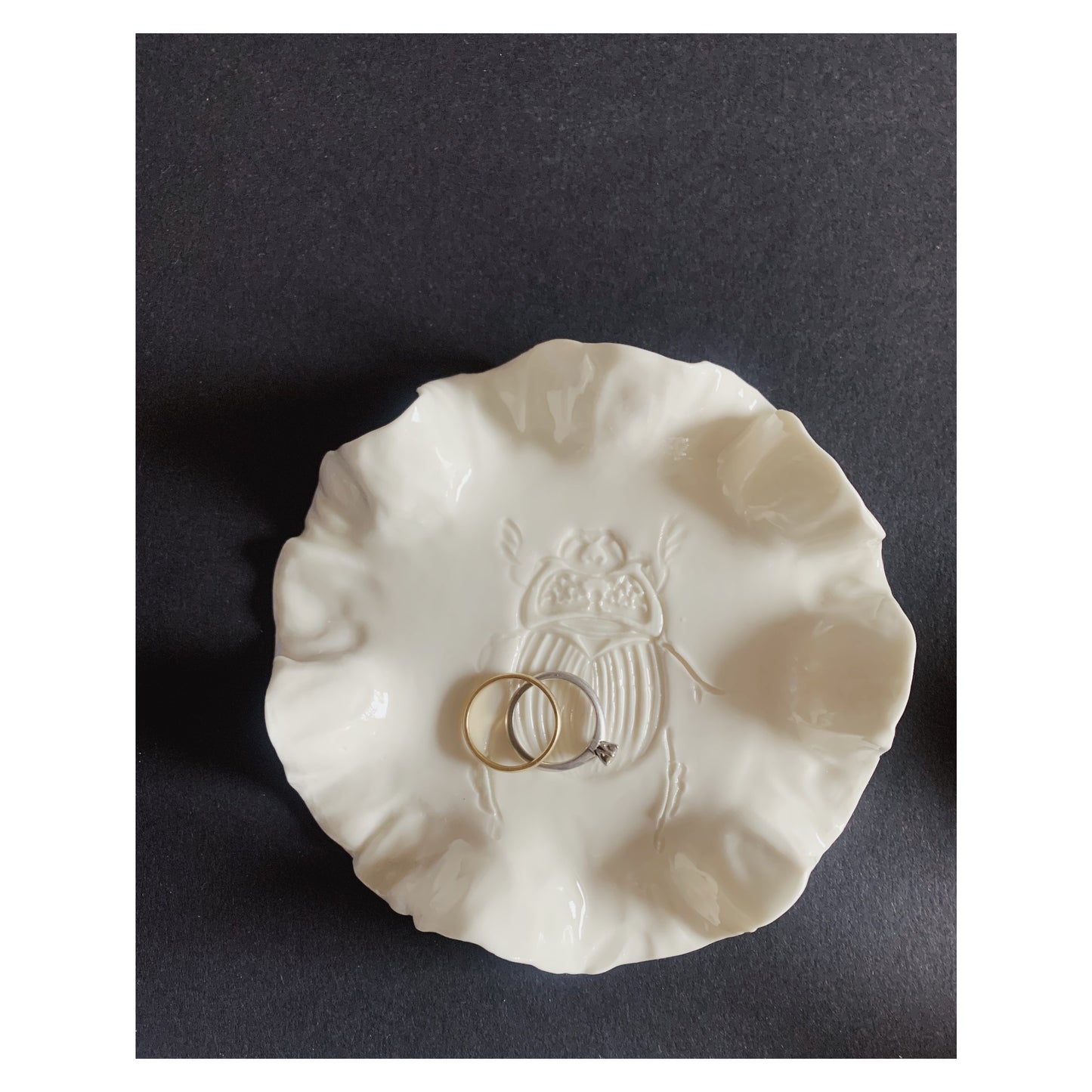 The Scarab Blossom Plate - Gabriele Frantzen X CLC