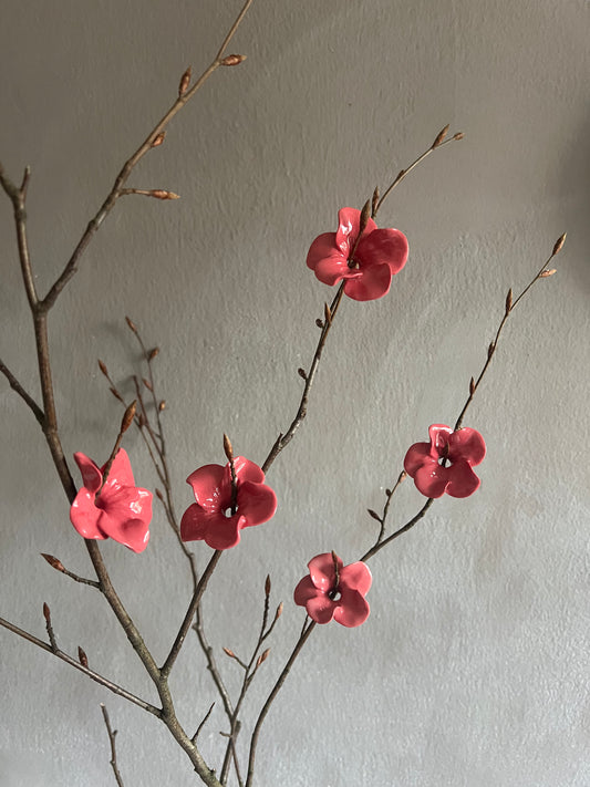 The Eternal Blossom - indian red - 5er Set