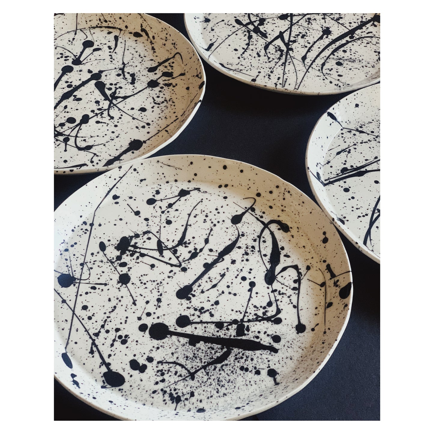 Pollock Plate - Speiseteller 4er Set